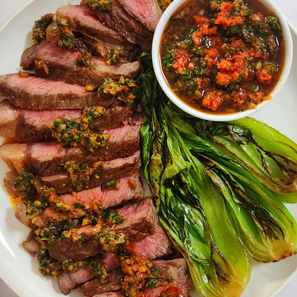 Wagyu Steak with Kimchi-michurri