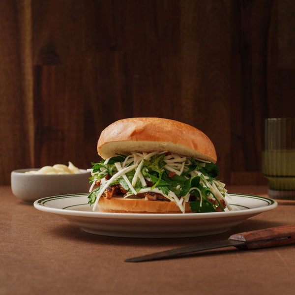 Pork Belly Burger with Celeriac Remoulade