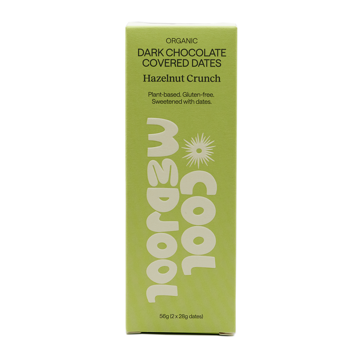 Cool Medjool Hazelnut Crunch Organic Dark Chocolate Covered Dates x2 56g