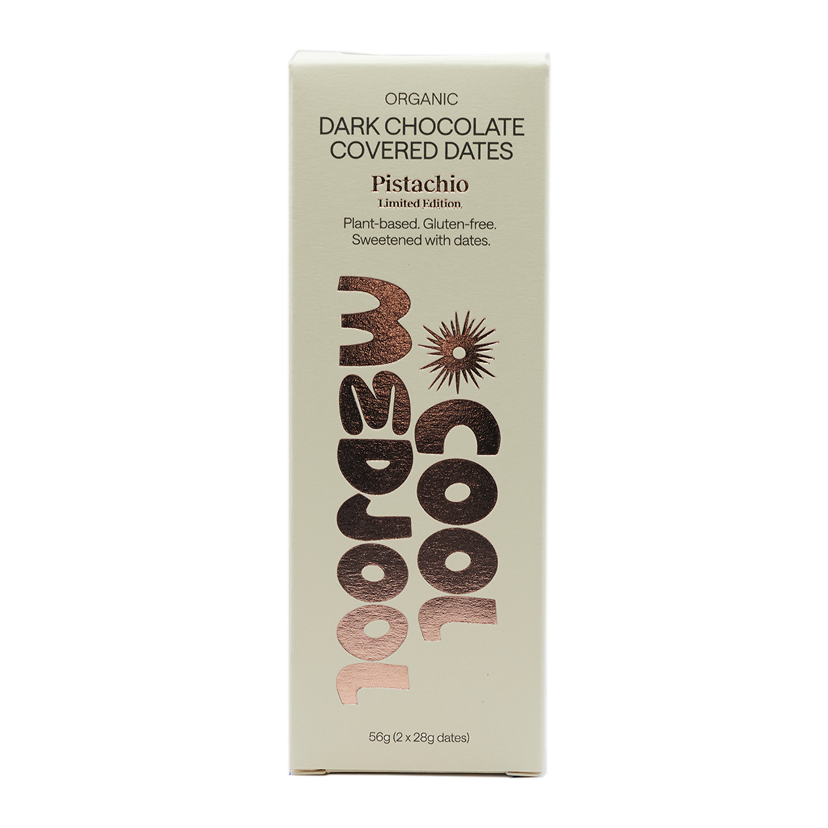 Cool Medjool Pistachio Organic Dark Chocolate Covered Dates x2 56g