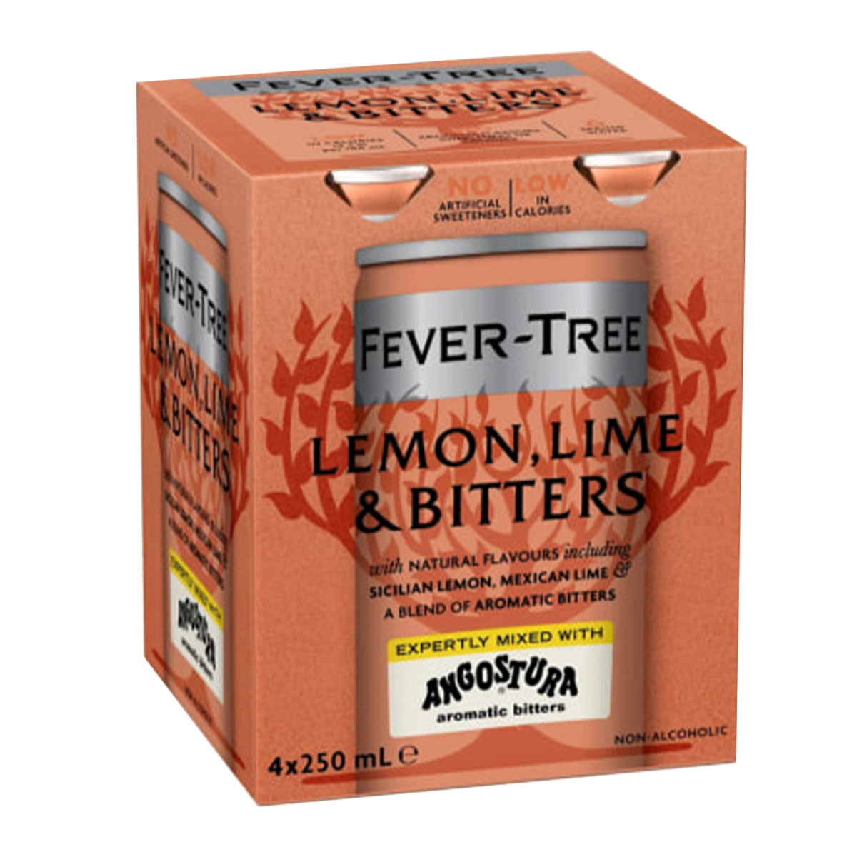 Fever Tree Lemon, Lime and Bitters Soda x4 250ml