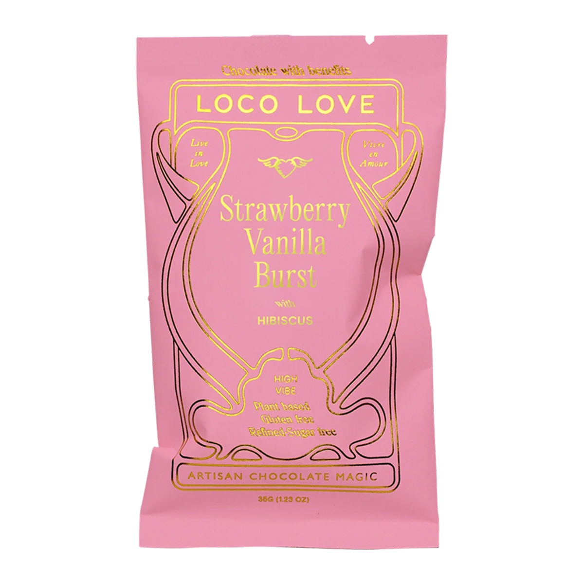 Loco Love Strawberry Vanilla Burst with Hibiscus 35g