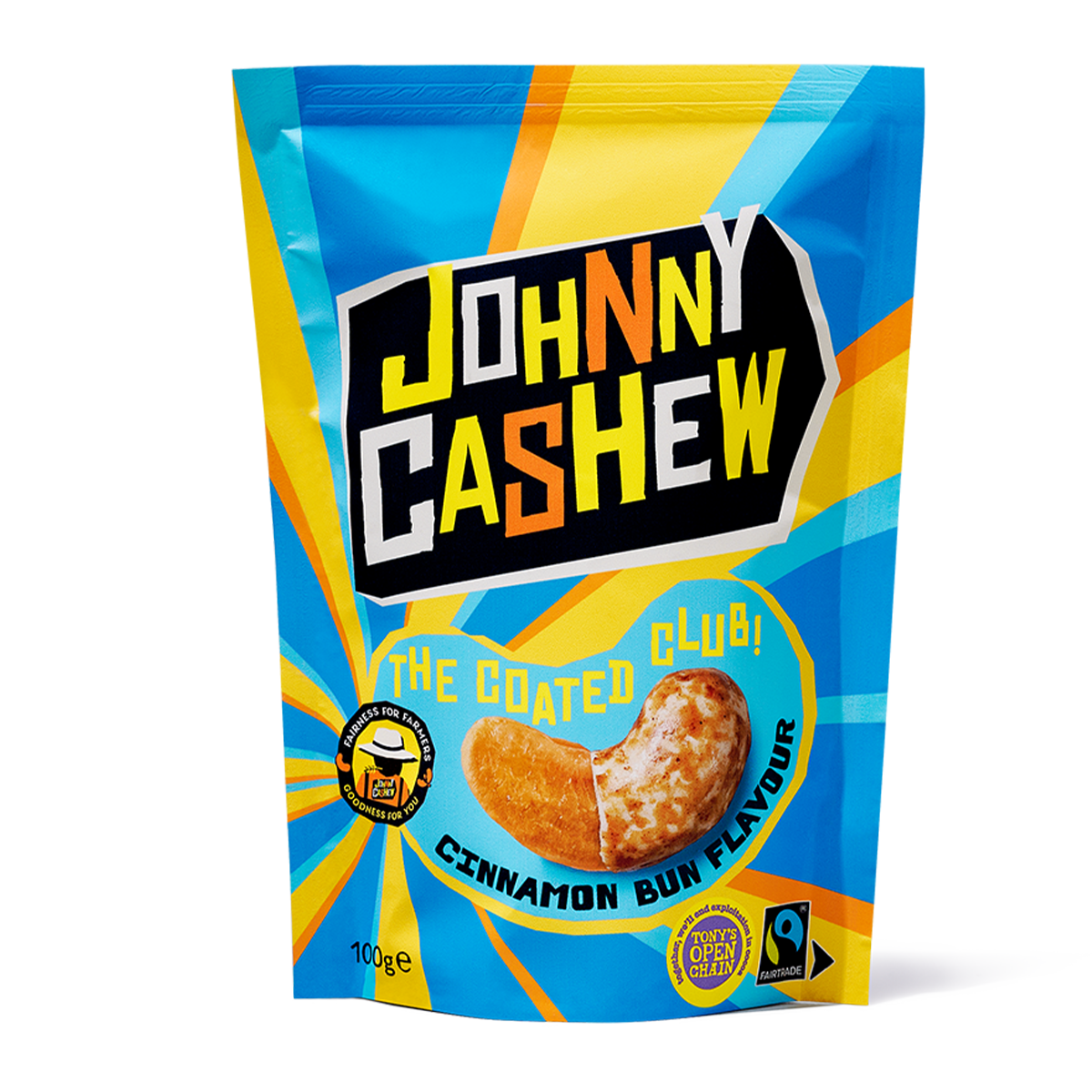 Johnny Cashew The Coated Club Cinnamon Bun 100g