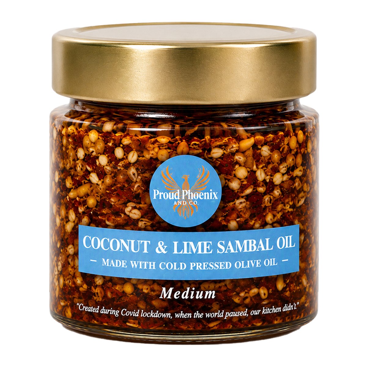 Proud Phoenix & Co Coconut and Lime Sambal Oil Medium 212ml
