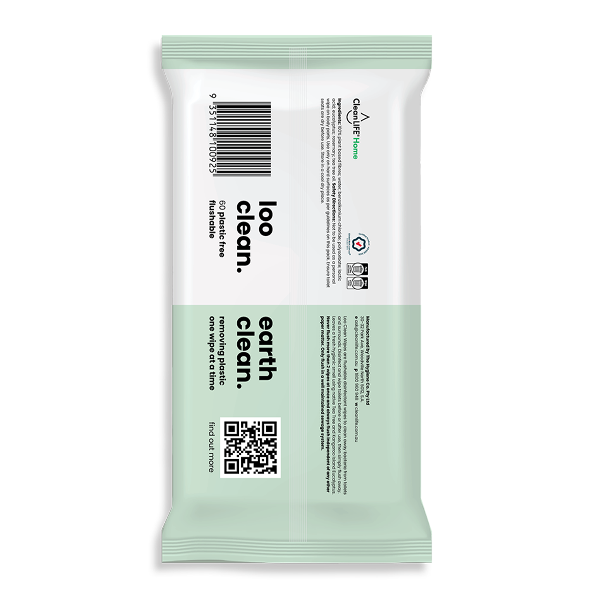 Clife Disinfectant Loo Clean Wipes x60
