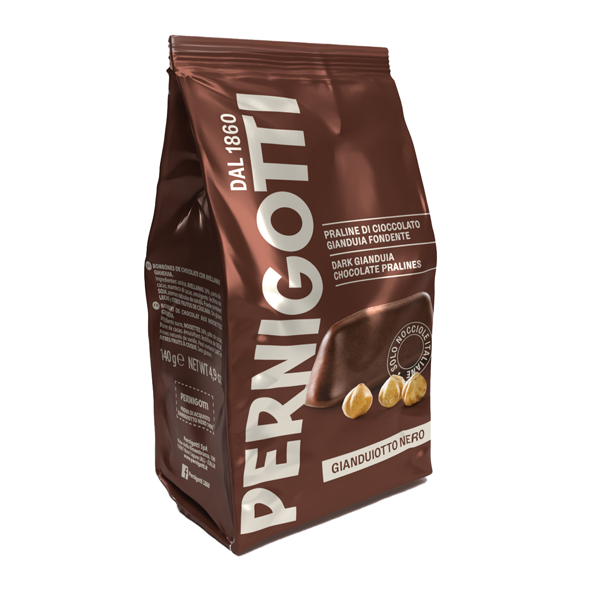 Pernigotti Dark Chocolate Gianduia Pralines 140g