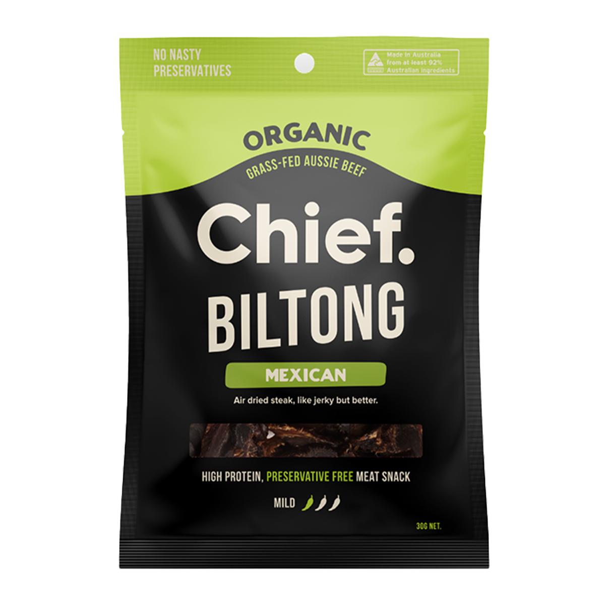 Chief Beef Biltong Mexican 30g