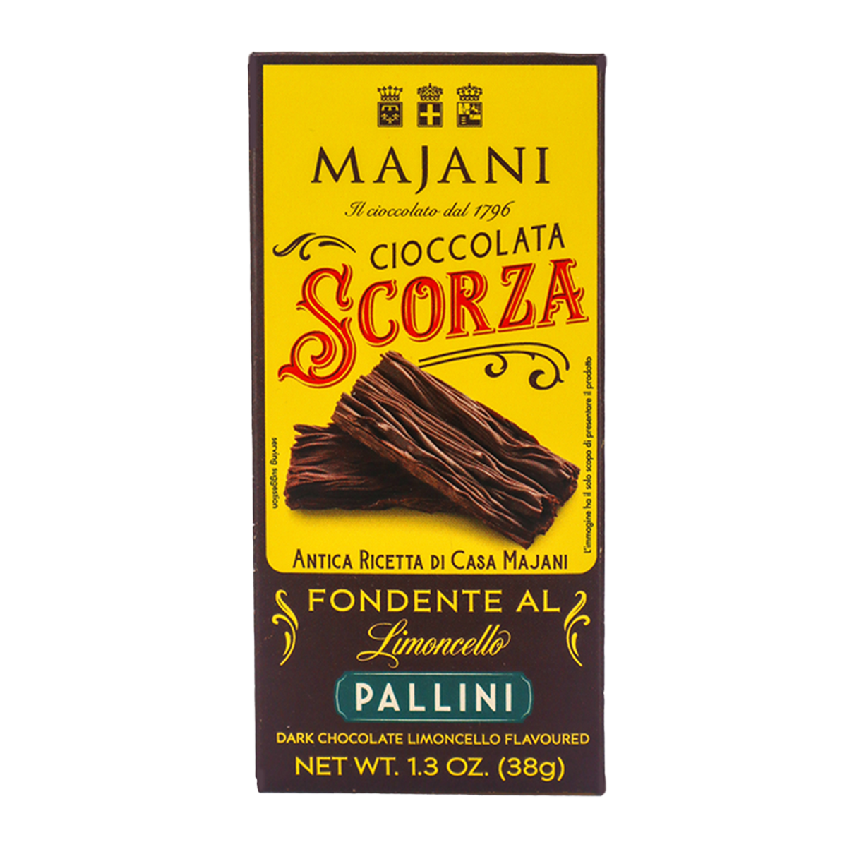 Majani Scorza Dark Chocolate Limon 38g