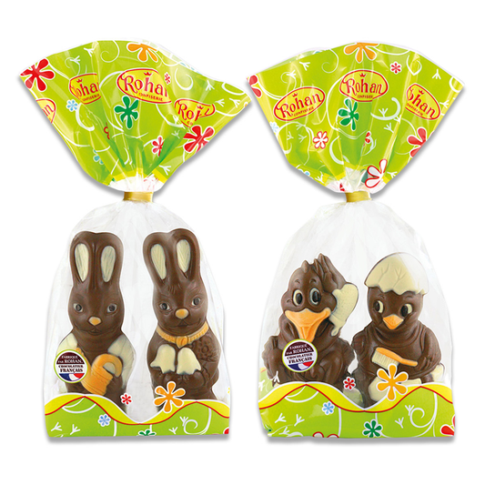 Confiserie Rohan Bunny/Chicken Milk Chocolate 140g
