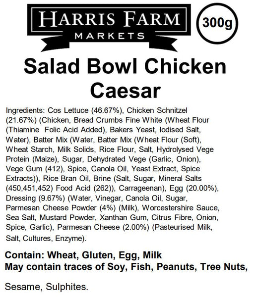 Harris Farm Salad Chicken Caesar 300g