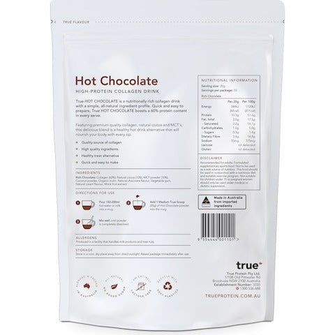 True Hot Chocolate Collagen Drink 200g