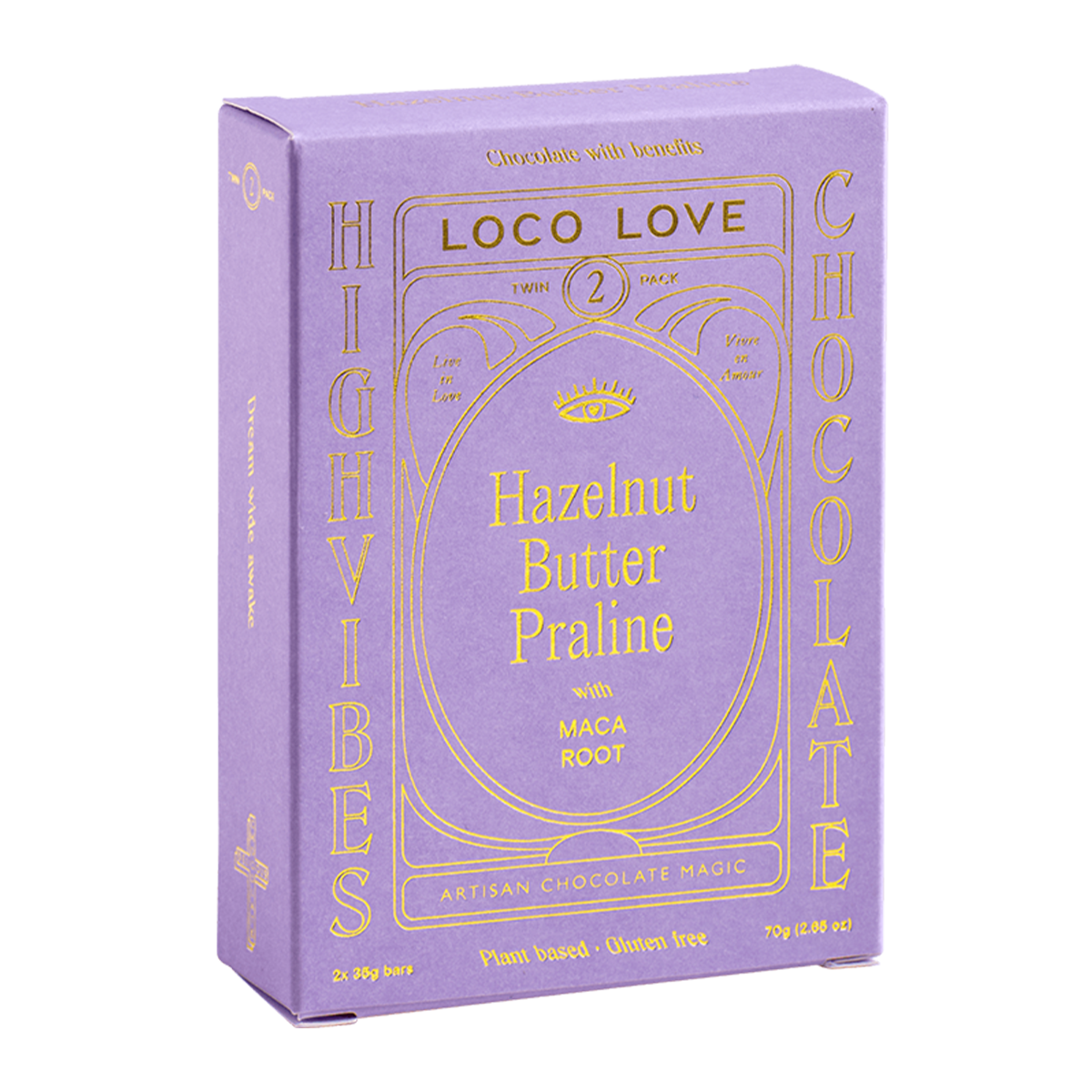 Loco Love Hazelnut Praline 70g