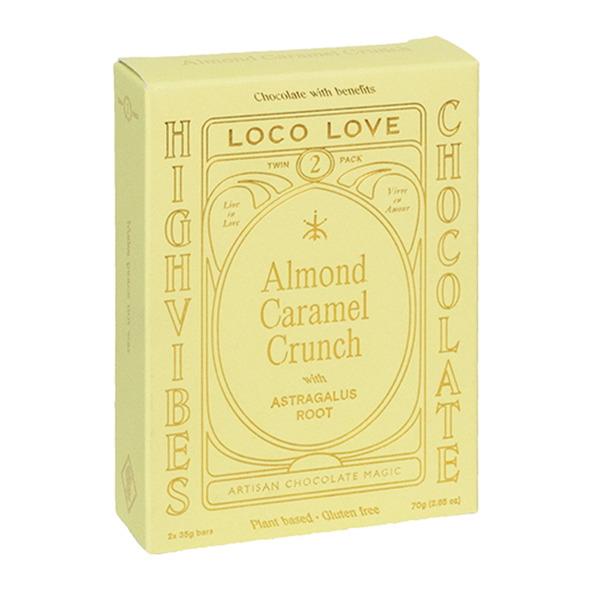 Loco Love Almond Caramel Crunch 70g