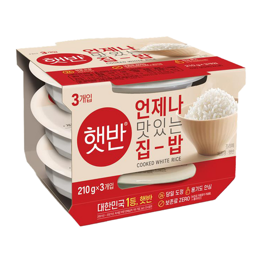 CJ Hetbanh Cooked White Rice 3 pk 210g