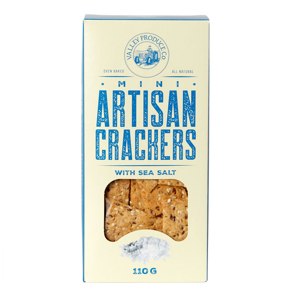 Valley Produce Co Artisan Crackers Sea Salt 110g Harris Farm Markets
