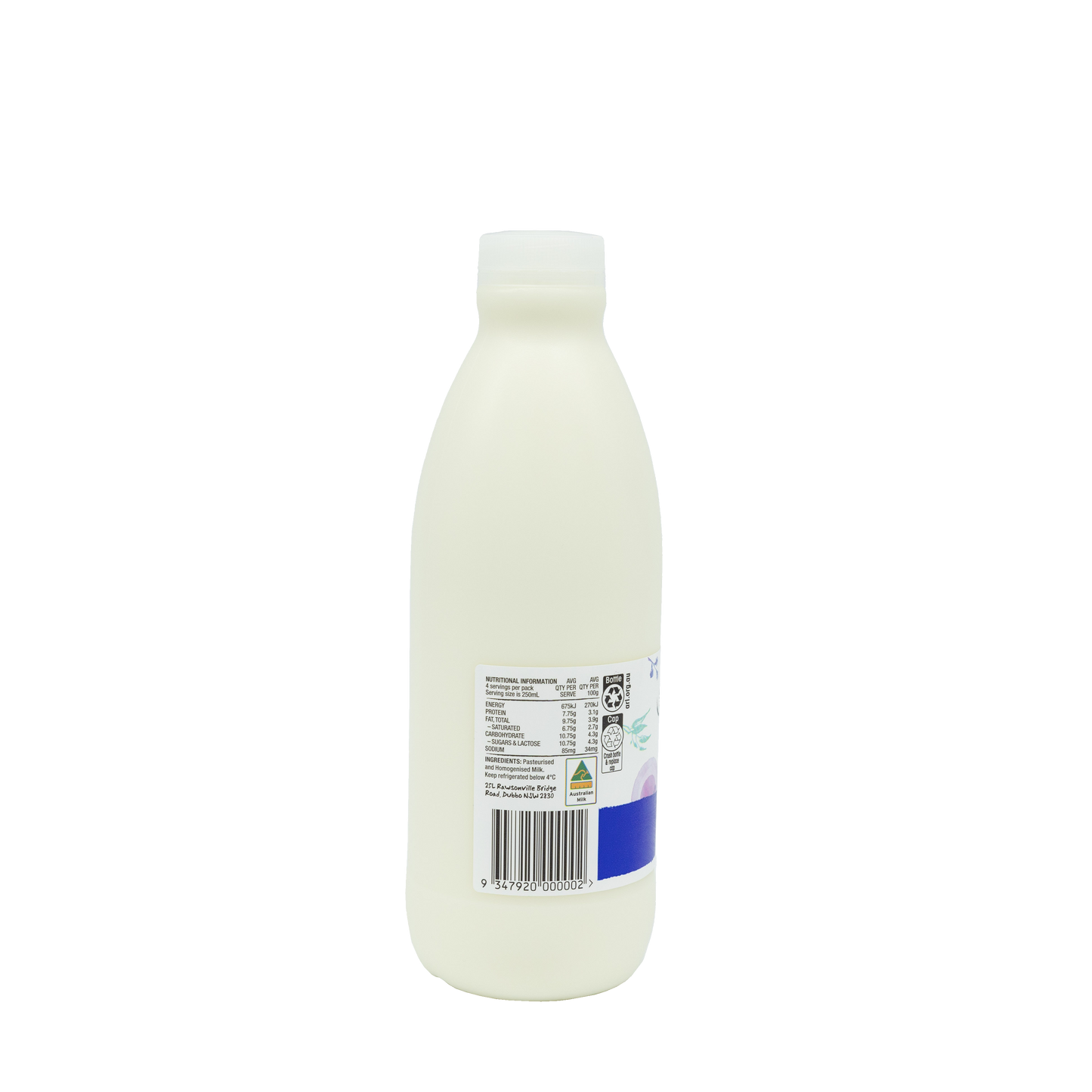 The Little Big Dairy Full Cream Milk 1L