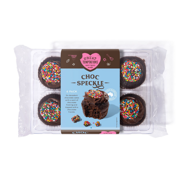 Great Temptations Choc Speckle x6 260g