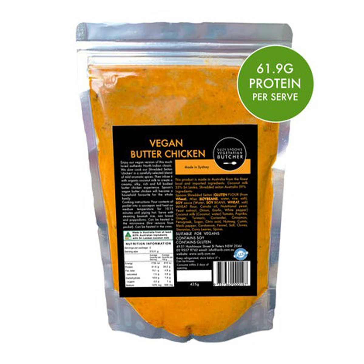 Suzy Spoon's Vegan Butter Chicken 425g