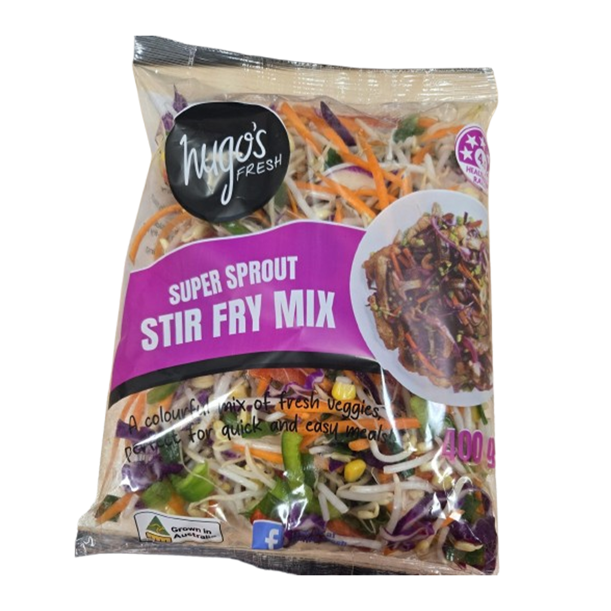 Hugo Super Sprout Stir Fry Mix 400g