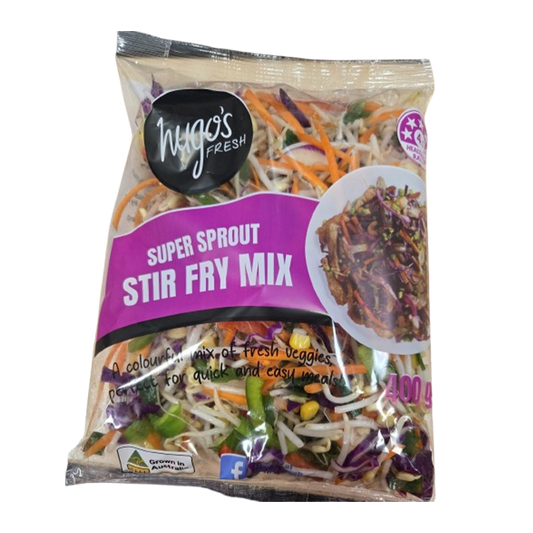 Hugo Super Sprout Stir Fry Mix 400g