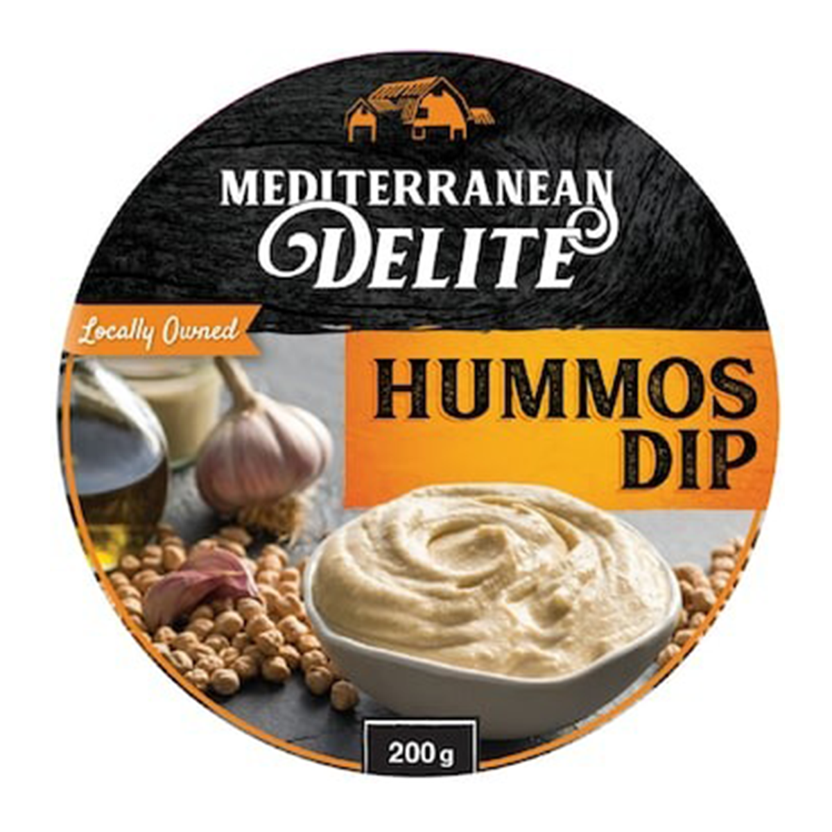 Mediterranean Delite Hommos Dip 200g