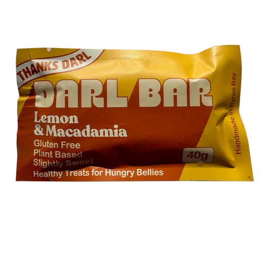 Thanks Darl Lemon Macadamia Bar 40g