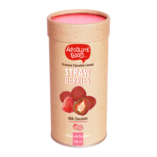 Absolute Good Milk Chocolate Dusted Strawberries 120g
