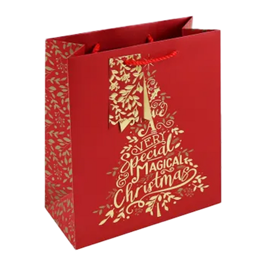 Eurowrap Gift Bag Magical Christmas Medium