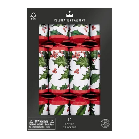 Celebration Crackers Holly Berry x12
