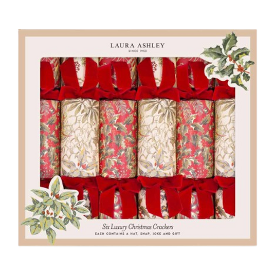 Celebration Crackers Laura Ashley Red x6