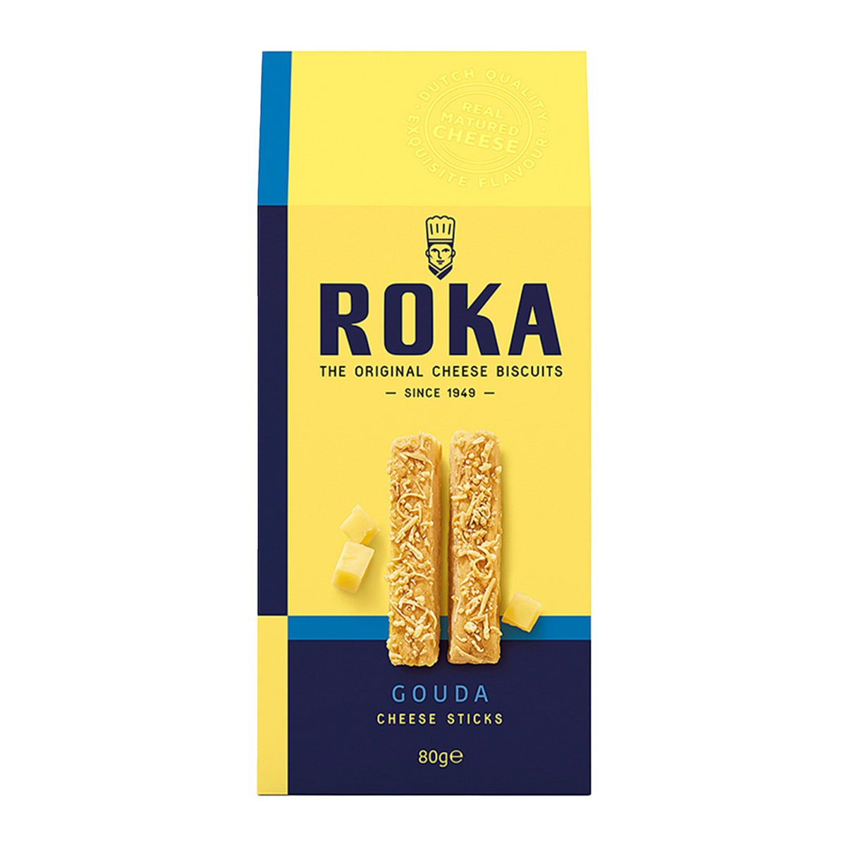Roka Cheese Sticks Gouda 80g