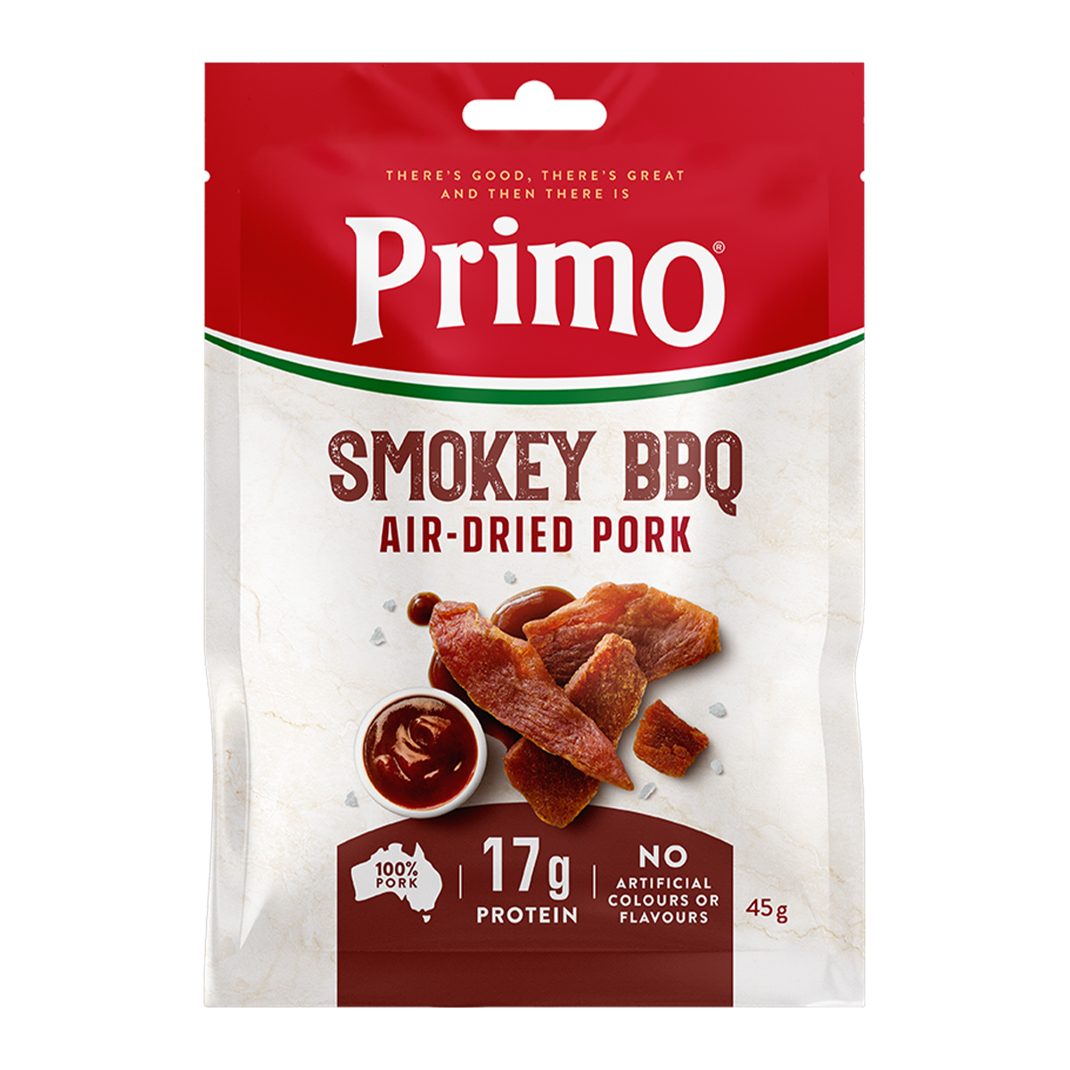 Primo Air-Dried Pork Smokey BBQ 45g