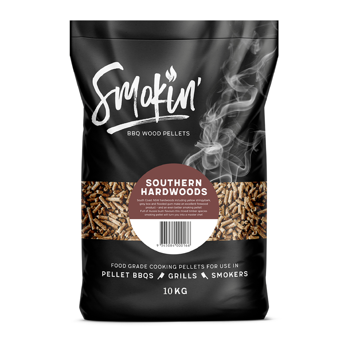 Smokin' BBQ Southern Hardwoods Wood Pellets 10kg
