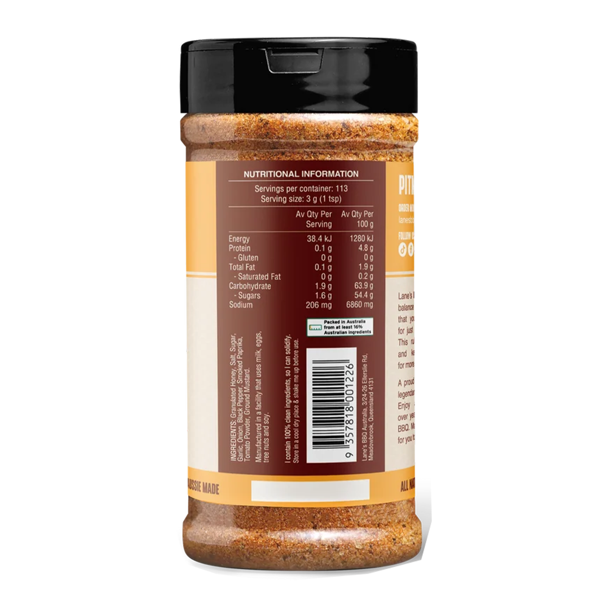 Lane's Honey BBQ Seasoning 119g