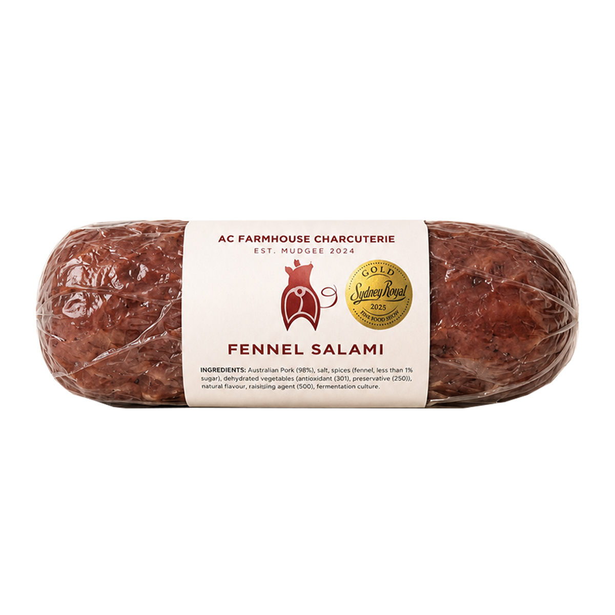 AC Farmhouse Fennel Salami 250g