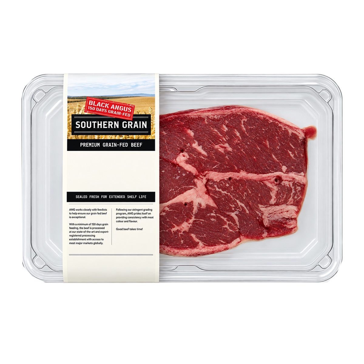 Southern Grain Premium Grain Fed Beef Rump Steak MB2 300-400g
