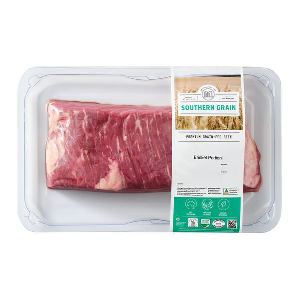 Southern Grain Premium Grain Fed Beef MB2 Brisket Portion 700g1kg
