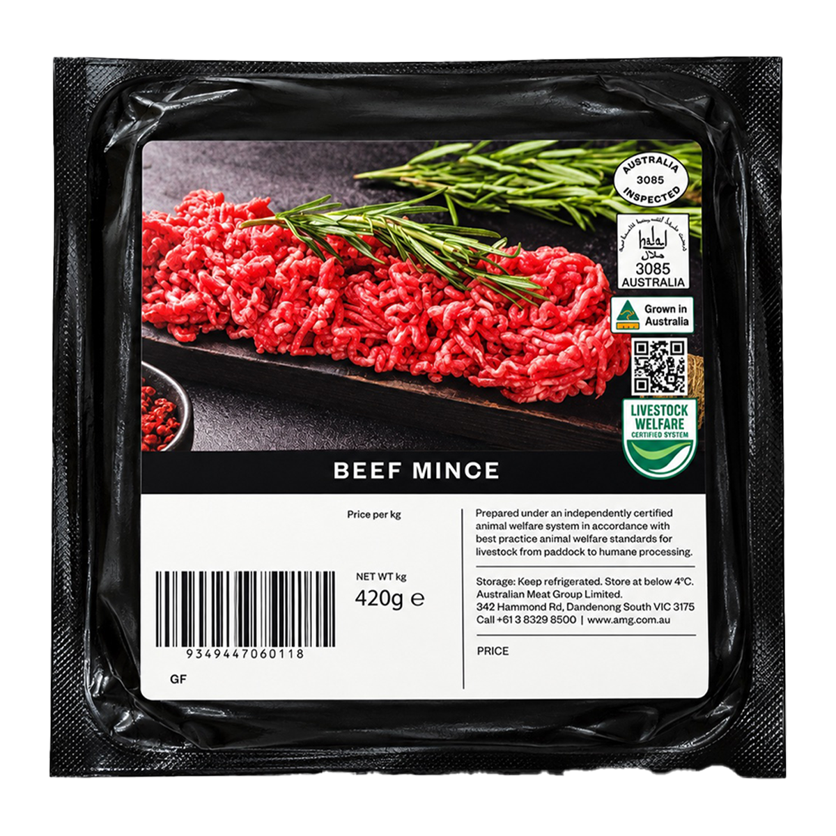 Southern Grain Fed Premium Beef Mince 420g