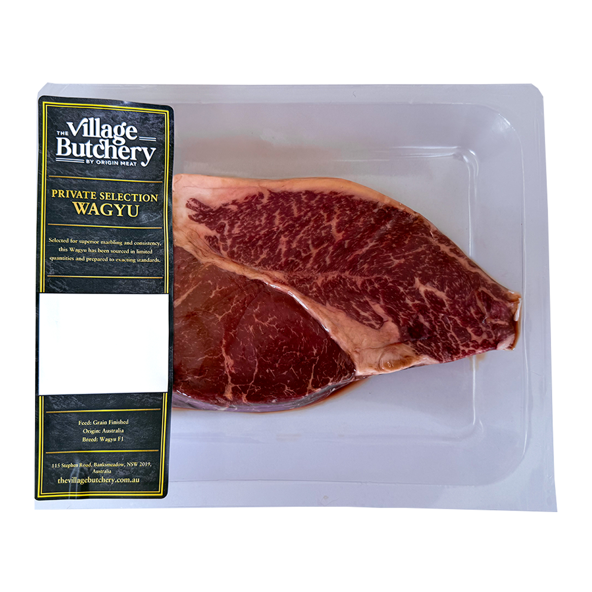The Village Butchery Beef Wagyu Rump Steak MB4+ 350g