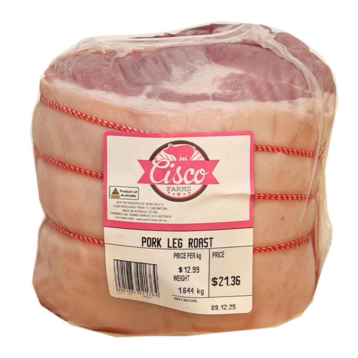 Cisco Boneless Pork Leg Roast 1.3-1.8kg