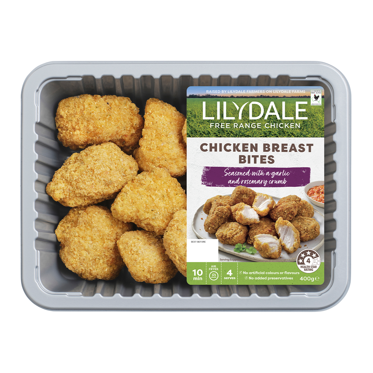 Lilydale Maryland Chicken Breast Bites 400g