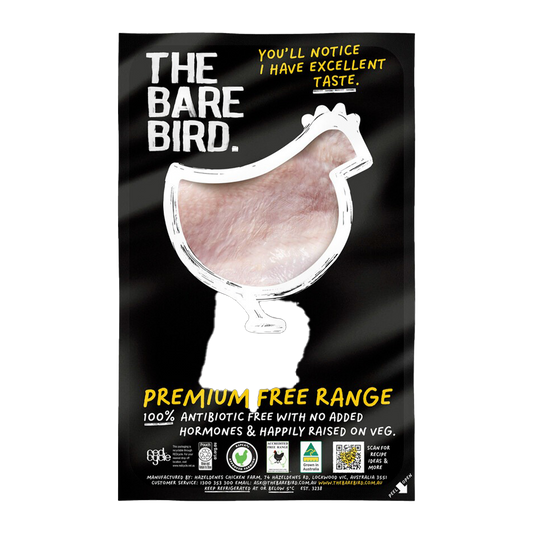 The Bare Bird Free Range Boneless Chicken 800g