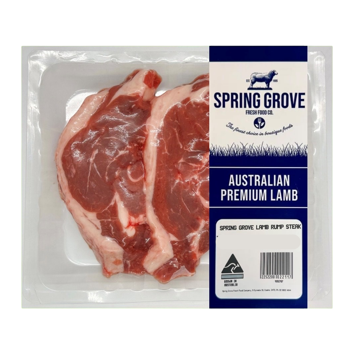 Spring Grove Lamb Rump Steak 400-550g