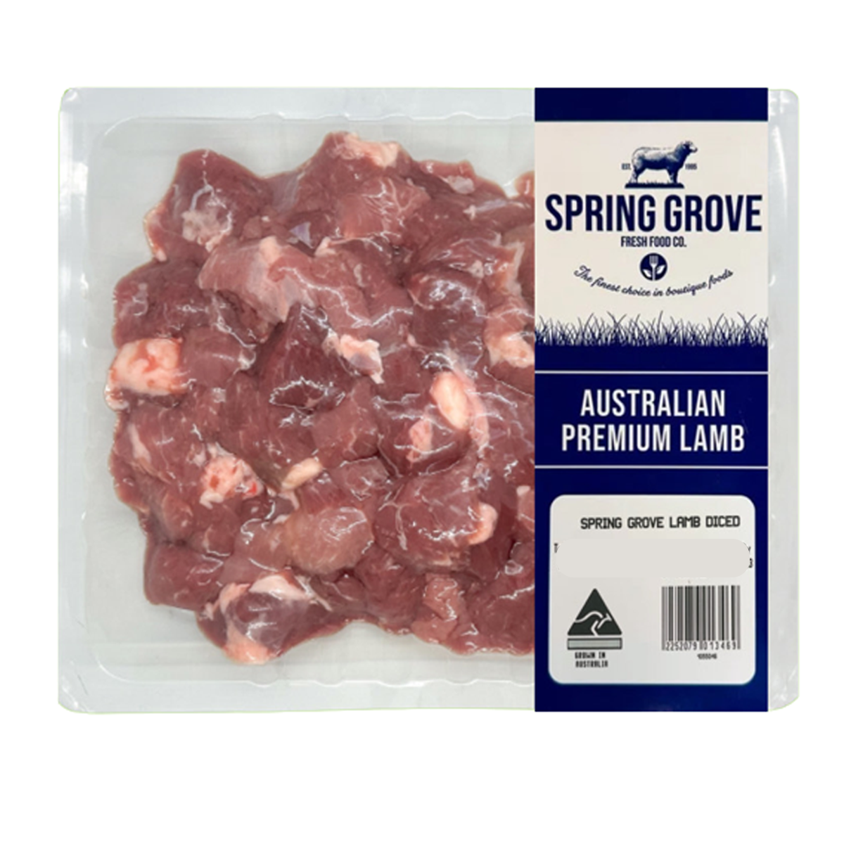 Spring Grove Lamb Diced 580-700g
