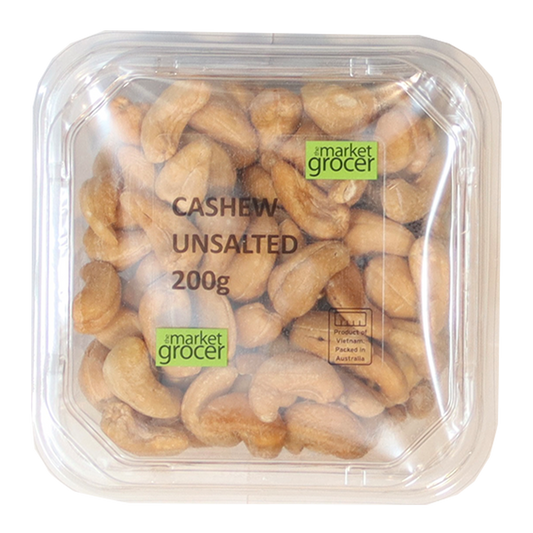 The Market Grocer Cashew Unsalted Tub 200g