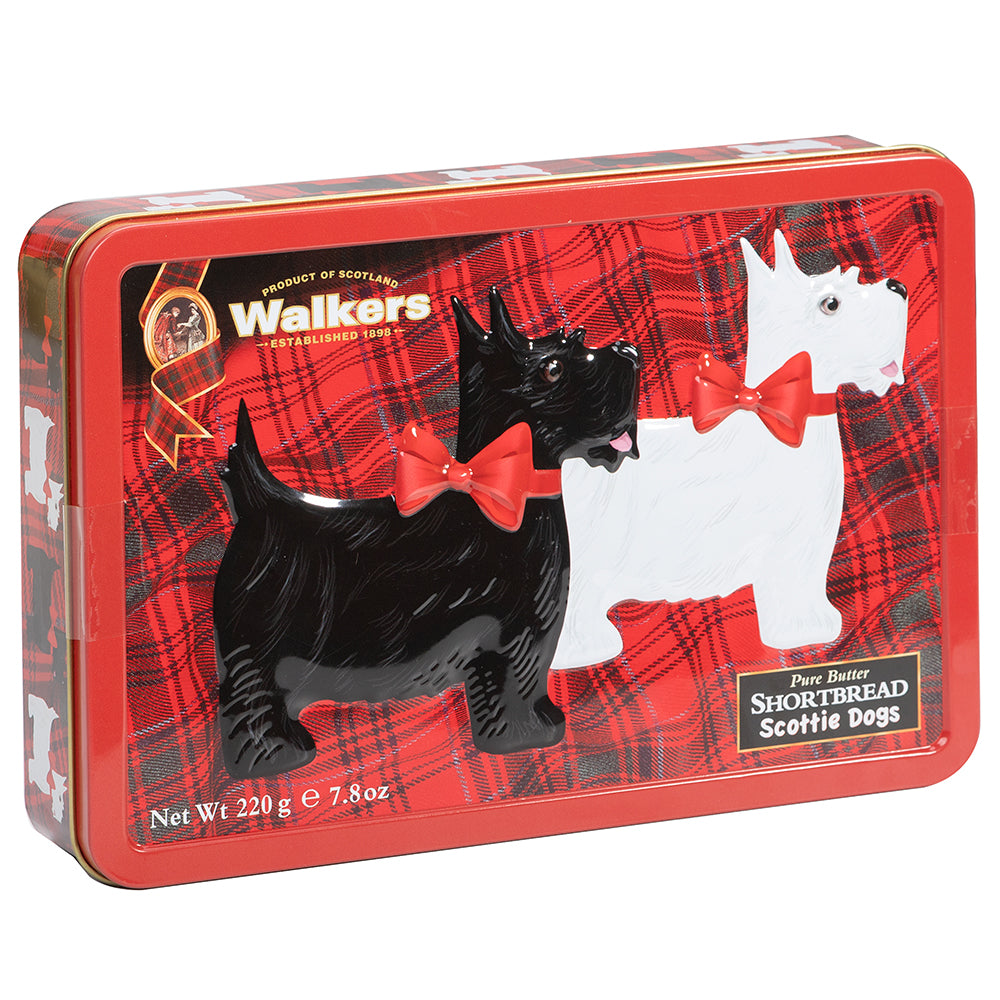 Walkers Shortbread Scottie Dogs Tin 220g