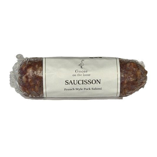 Goose on The Loose Saucisson French Style Pork Salami 250g