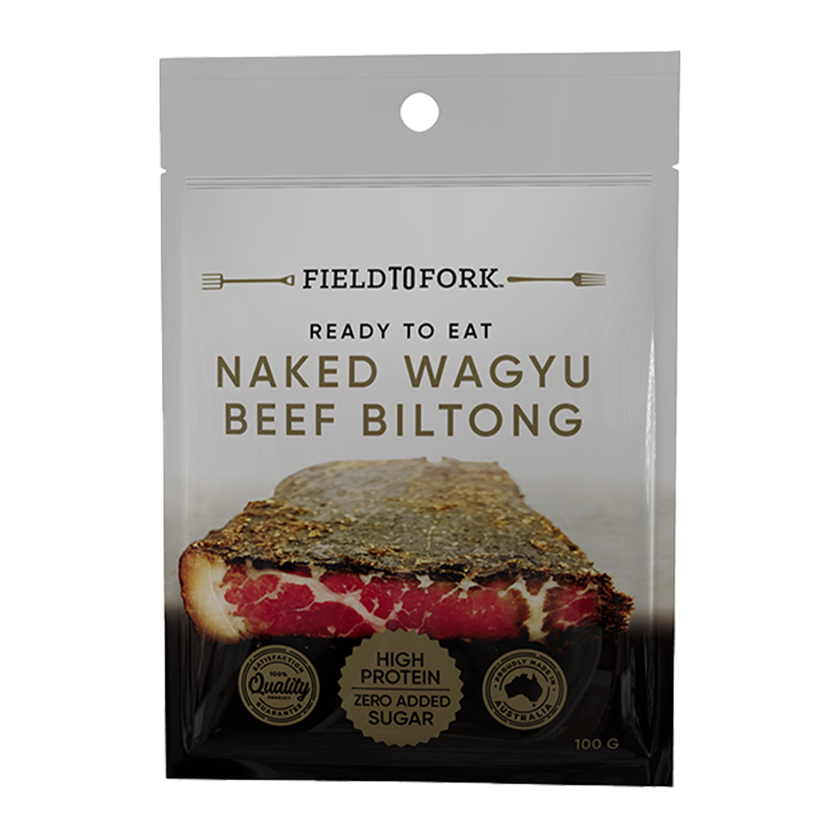 Field To Fork Wagyu Sliced Biltong 100g