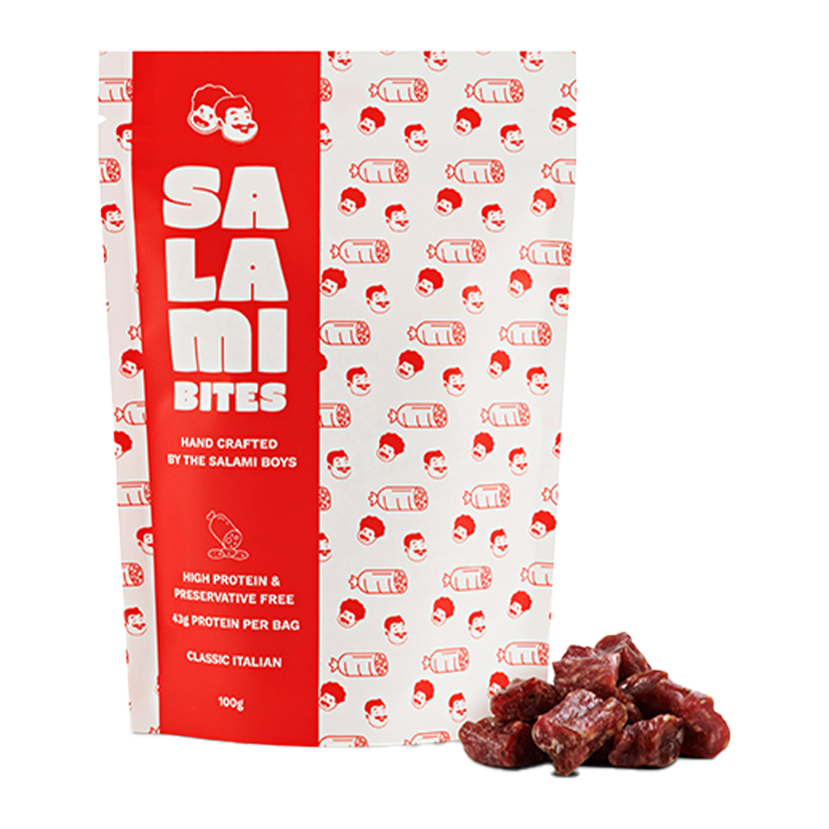 Salami Boys Classic Italian Salami Bites 100g