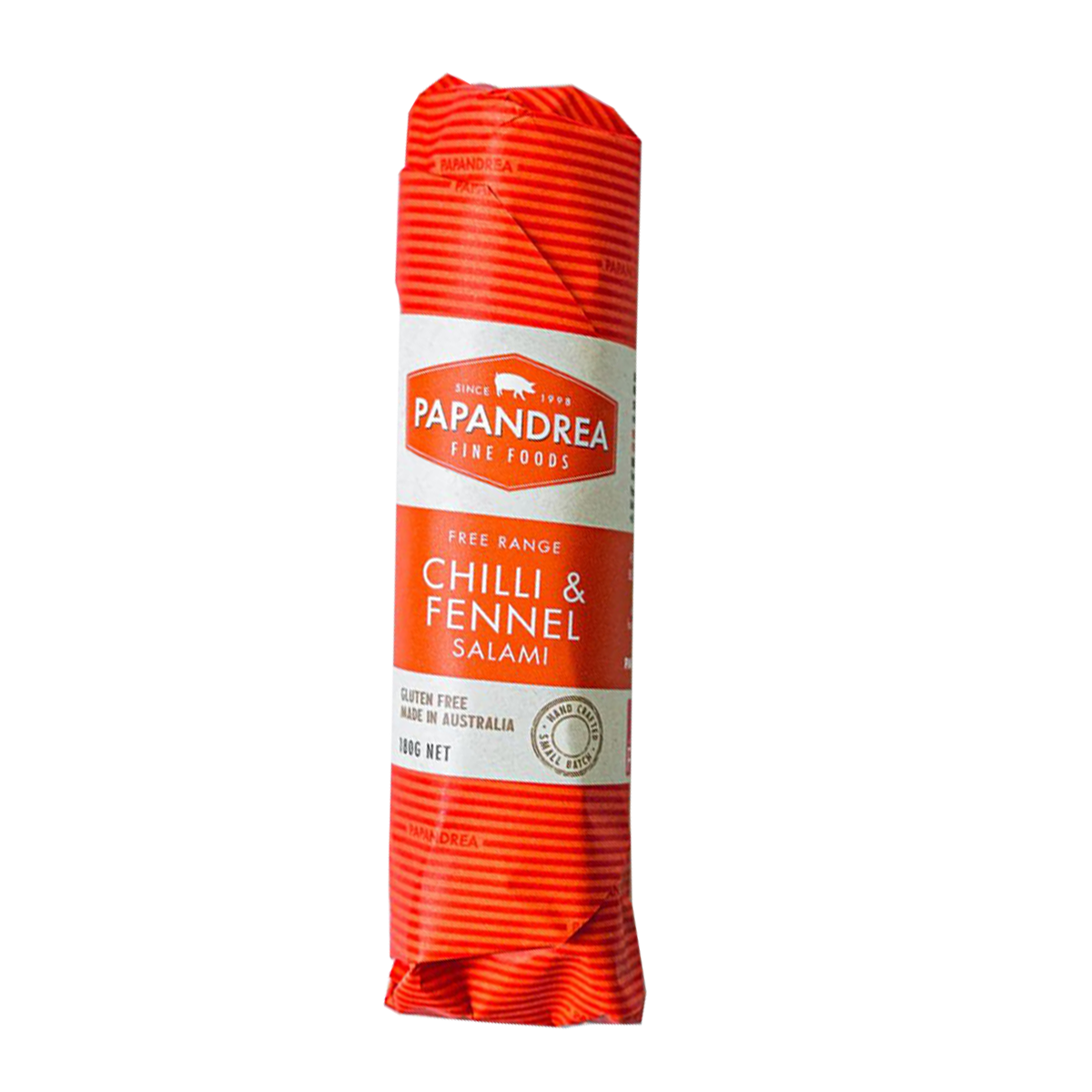 Papandrea Fine Foods Chilli & Fennel Salami Piccolo 180g